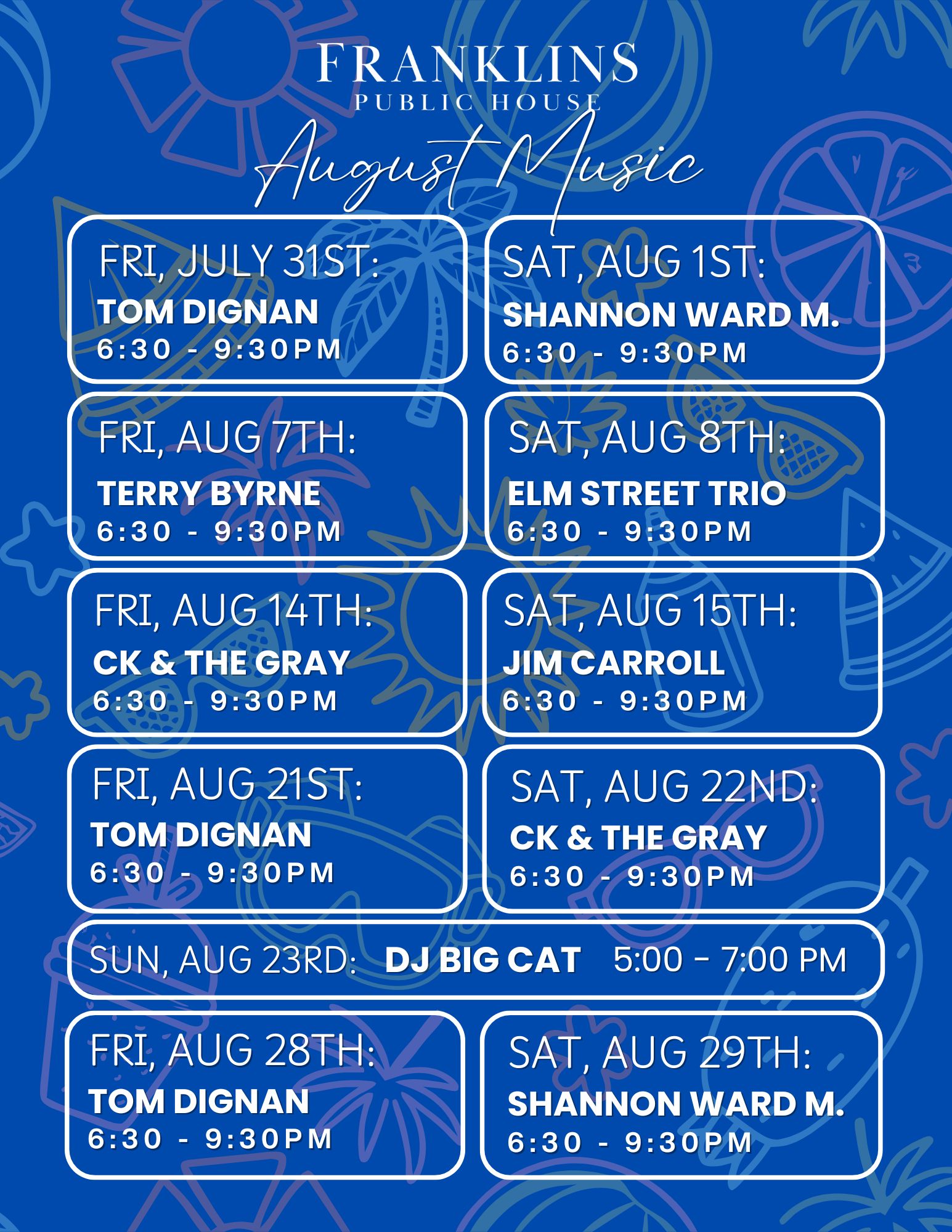 events calendar