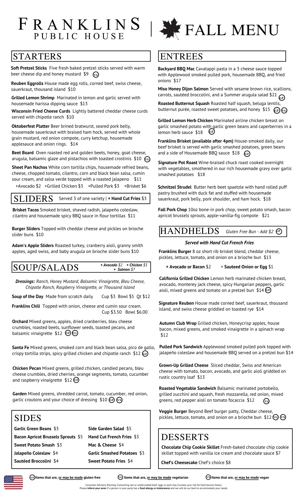 Franklins Public House