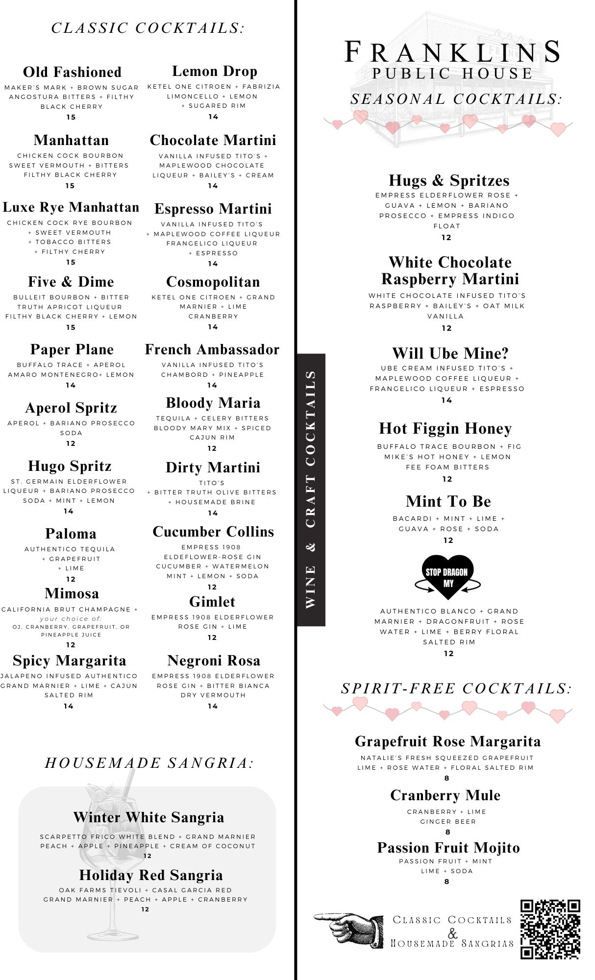 cocktail menu